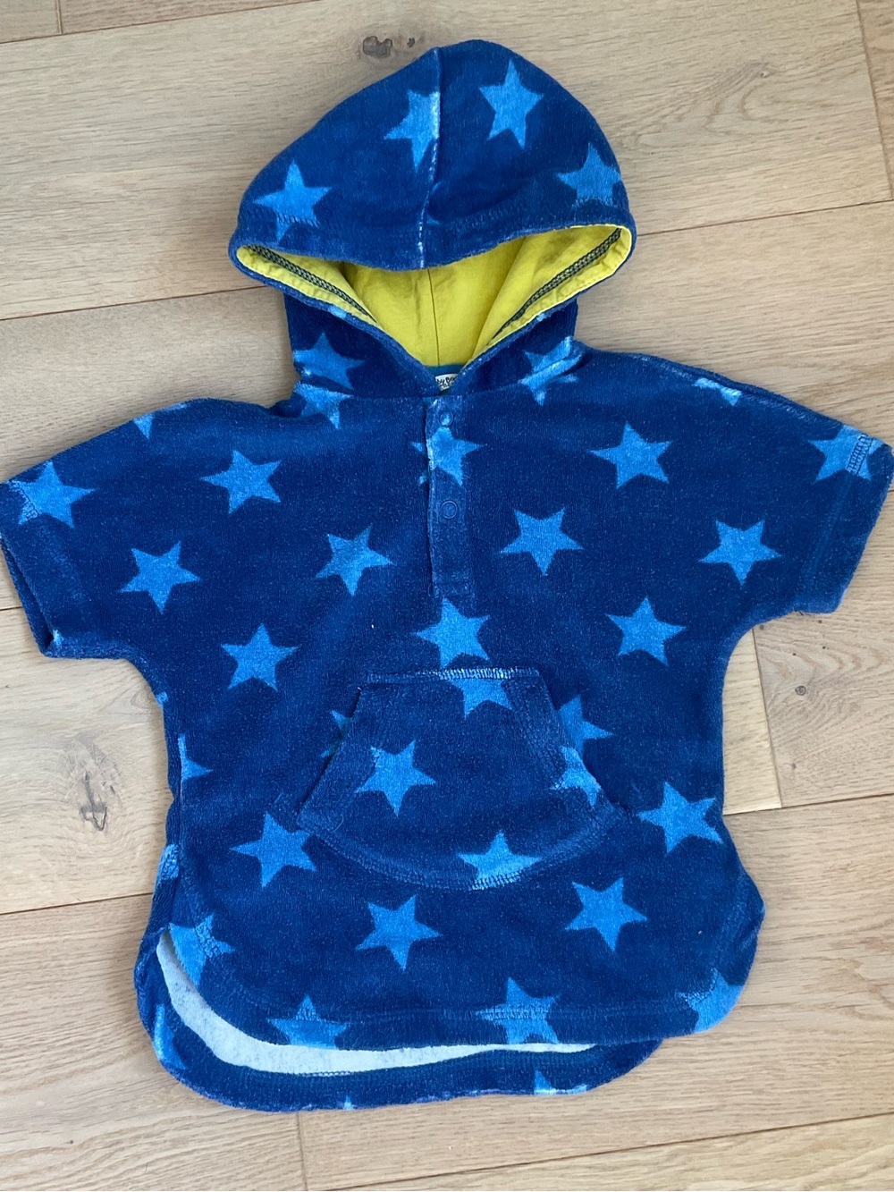 BABY BODEN 3/6 blue swim cover-up